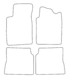 Renault Megane I Saloon 1996-2002 Tailored VS Rubber Car Mats
