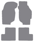 Rover 200/400 + Coupe 1990-1995 Grey Premium Carpet Tailored Car Mats NV HITECH