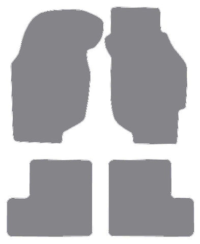 Rover 200/400 + Coupe 1990-1995 Grey Premium Carpet Tailored Car Mats NV HITECH