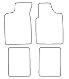 Renault Clio I 1991-1998 Tailored VS Rubber Car Mats