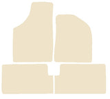 Renault Fuego 1986-1986 Beige Luxury Velour Tailored Car Mats NV HITECH