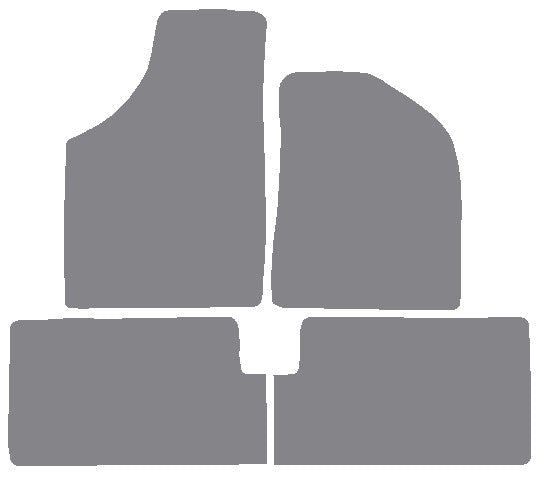 Renault Fuego 1986-1986 Grey Premium Carpet Tailored Car Mats NV HITECH