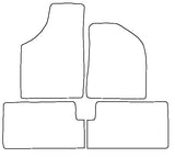 Renault Fuego 1986-1986 Tailored VS Rubber Car Mats