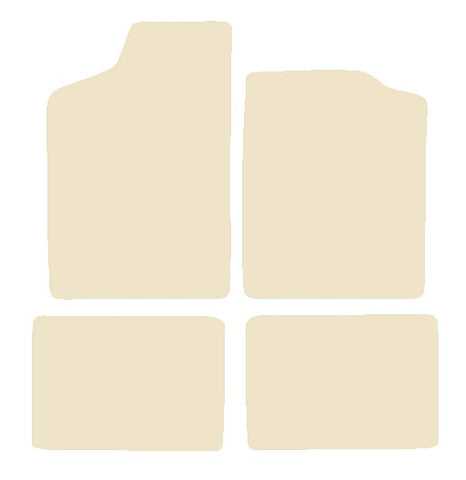Renault 5 1985-1995 Beige Luxury Velour Tailored Car Mats NV HITECH