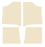 Renault 20 1985-1985 Beige Luxury Velour Tailored Car Mats NV HITECH