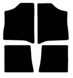 Renault 20 1985-1985 Black Premium Carpet Tailored Car Mats NV HITECH