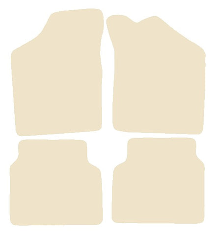 Rover Metro/ 114 1983-1996 Beige Luxury Velour Tailored Car Mats NV HITECH
