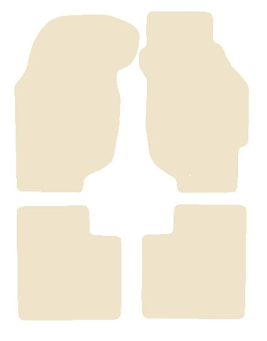 Rover 213 1984-1990 Beige Luxury Velour Tailored Car Mats NV HITECH