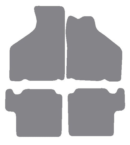 Mini Original 1970-2001 Grey Premium Carpet Tailored Car Mats NV HITECH