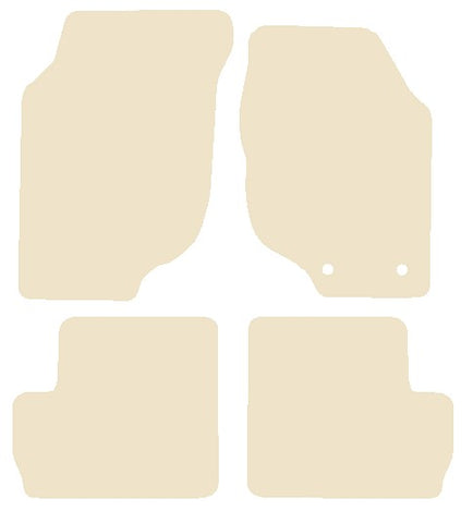 Rover 200 / 25 1995-2003 Beige Luxury Velour Tailored Car Mats NV HITECH