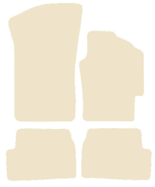 Renault Laguna 1993-1998 Beige Luxury Velour Tailored Car Mats NV HITECH