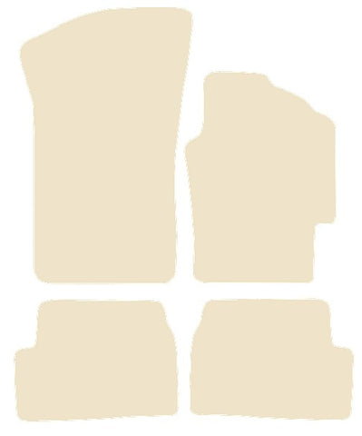 Renault Laguna 1993-1998 Beige Luxury Velour Tailored Car Mats NV HITECH