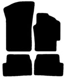 Renault Laguna 1993-1998 Black Luxury Velour Tailored Car Mats NV HITECH
