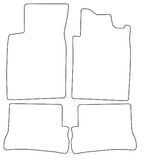 Renault Megane I Cabrio & Coupe 1996-2002 Tailored VS Rubber Car Mats