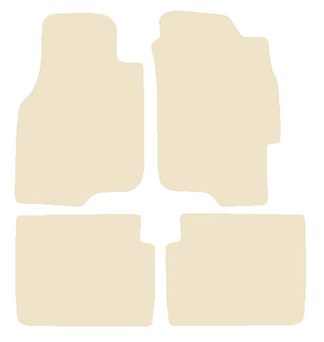 Rover 400 1995-2001 Beige Luxury Velour Tailored Car Mats NV HITECH