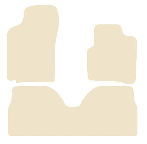 Renault Scenic 1996-2003 Beige Luxury Velour Tailored Car Mats NV HITECH