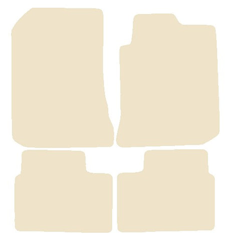 Rover 75 1999-2004 Beige Luxury Velour Tailored Car Mats NV HITECH
