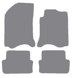 Renault Laguna 2001-2007 Grey Premium Carpet Tailored Car Mats NV HITECH