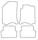 Renault Laguna 2001-2007 Tailored VS Rubber Car Mats