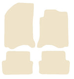Renault Laguna 2001-2007 Beige Luxury Velour Tailored Car Mats NV HITECH