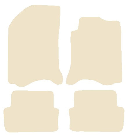 Renault Laguna 2001-2007 Beige Luxury Velour Tailored Car Mats NV HITECH