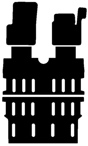 Renault Espace 1999-2003 Black Luxury Velour Tailored Car Mats NV HITECH