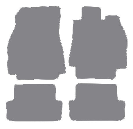 Renault Megane II Hatchback & Sport 2002-2008 Grey Premium Carpet Tailored Car Mats NV HITECH