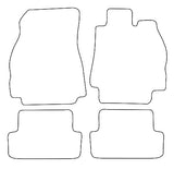 Renault Megane II Hatchback & Sport 2002-2008 Tailored VS Rubber Car Mats