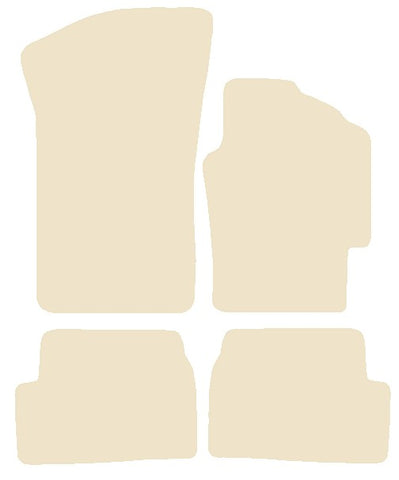Renault Laguna 1998-2001 Beige Luxury Velour Tailored Car Mats NV HITECH