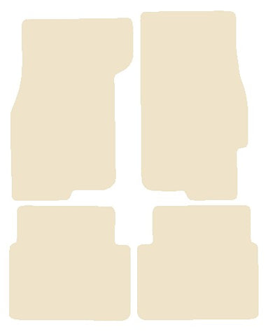 Rover 45 2001-2004 Beige Luxury Velour Tailored Car Mats NV HITECH