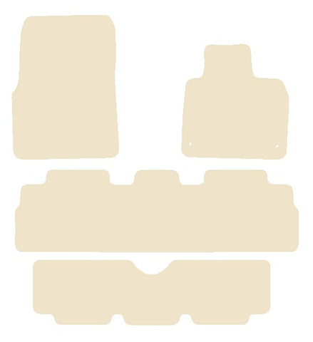 Renault Espace 2003-2011 Beige Luxury Velour Tailored Car Mats NV HITECH