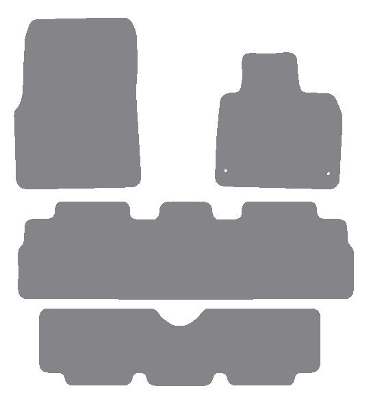 Renault Espace 2003-2011 Grey Premium Carpet Tailored Car Mats NV HITECH