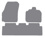 Renault Scenic 2003-2009 Grey Premium Carpet Tailored Car Mats NV HITECH