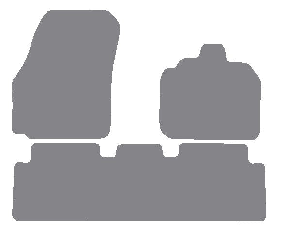 Renault Scenic 2003-2009 Grey Premium Carpet Tailored Car Mats NV HITECH