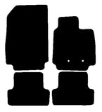 Renault Clio III (Facelift) 2009-2012 Black Luxury Velour Tailored Car Mats NV HITECH