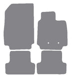 Renault Clio III (Facelift) 2009-2012 Grey Premium Carpet Tailored Car Mats NV HITECH