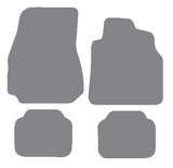 Renault Megane II Cabrio & Coupe 2003-2009 Grey Premium Carpet Tailored Car Mats NV HITECH