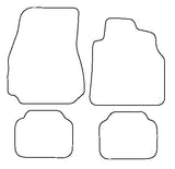 Renault Megane II Cabrio & Coupe 2003-2009 Tailored VS Rubber Car Mats