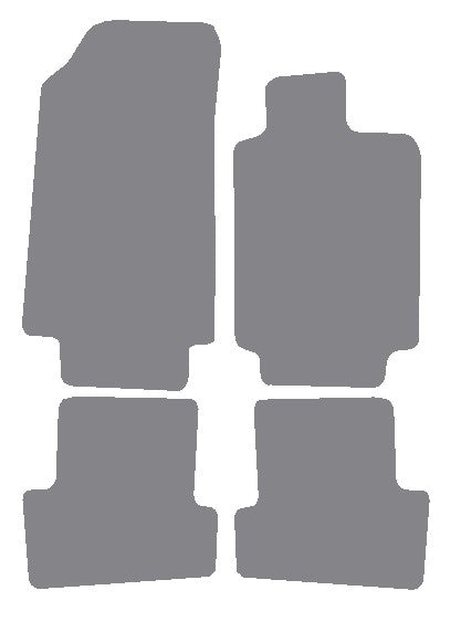 Renault Clio III 2006-2009 Grey Premium Carpet Tailored Car Mats NV HITECH