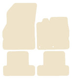 Renault Megane III Coupe 2009 onwards Beige Luxury Velour Tailored Car Mats NV HITECH
