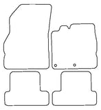 Renault Megane III Coupe 2009 onwards Tailored VS Rubber Car Mats