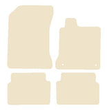 Renault Laguna 2007-2012 Beige Luxury Velour Tailored Car Mats NV HITECH