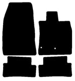 Renault Modus 2004-2012 Black Luxury Velour Tailored Car Mats NV HITECH