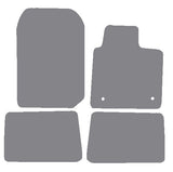 Renault Twingo 2007-2014 Grey Premium Carpet Tailored Car Mats NV HITECH
