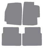 Rover 45 2004-2005 Grey Premium Carpet Tailored Car Mats NV HITECH