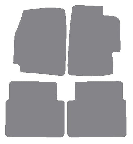 Rover 45 2004-2005 Grey Premium Carpet Tailored Car Mats NV HITECH