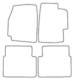 Rover 45 2004-2005 Tailored VS Rubber Car Mats