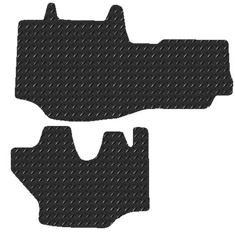 Renault Maxity 2009 onwards Chequered Rubber Tailored Van Mats HITECH