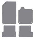 Renault Laguna Coupe 2008-2012 Grey Premium Carpet Tailored Car Mats NV HITECH