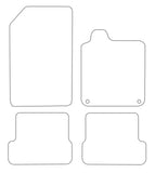 Renault Laguna Coupe 2008-2012 Tailored VS Rubber Car Mats